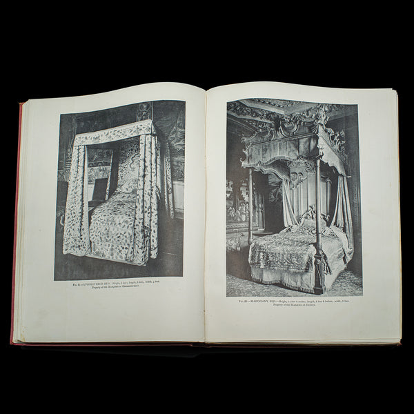 Vintage 4 Book Set, History Of British Furniture, English, Reference, Macquoid