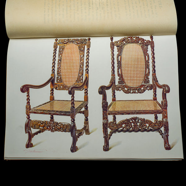 Vintage 4 Book Set, History Of British Furniture, English, Reference, Macquoid