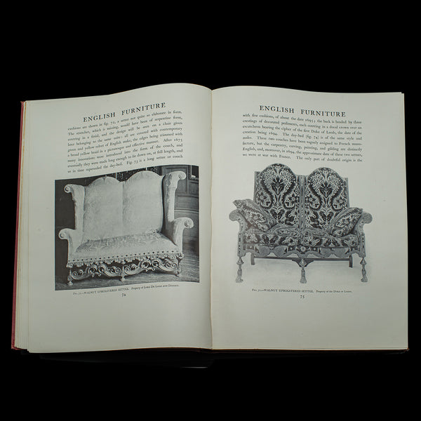 Vintage 4 Book Set, History Of British Furniture, English, Reference, Macquoid