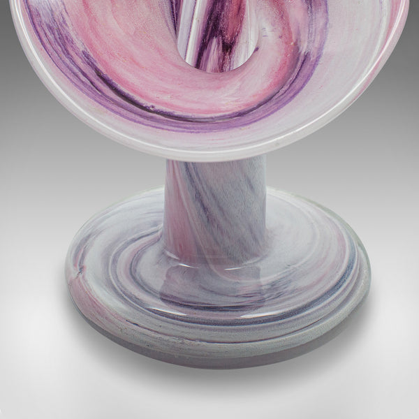 Vintage Decorative Vase, Continental, Art Glass, Posy Sleeve, Late 20th Century