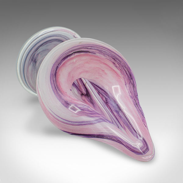 Vintage Decorative Vase, Continental, Art Glass, Posy Sleeve, Late 20th Century