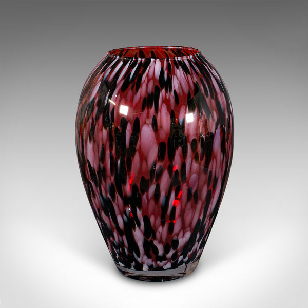Large Vintage Display Vase, Italian, Art Glass, Flower Urn, Murano, Circa 1970