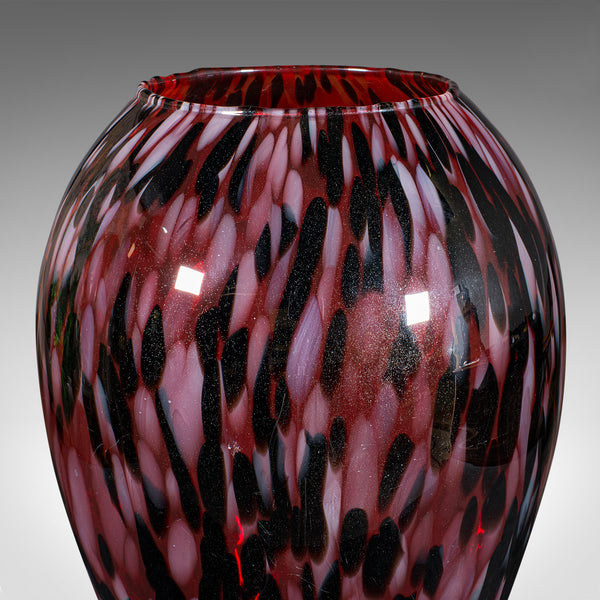 Large Vintage Display Vase, Italian, Art Glass, Flower Urn, Murano, Circa 1970