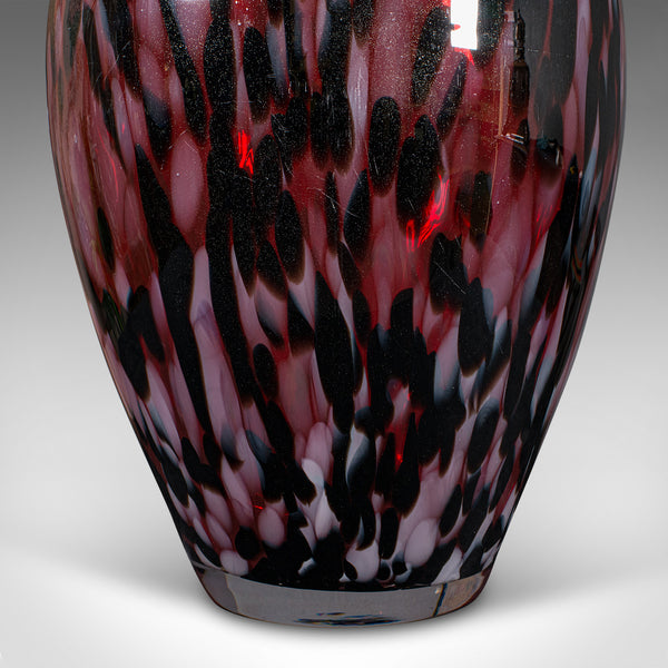 Large Vintage Display Vase, Italian, Art Glass, Flower Urn, Murano, Circa 1970