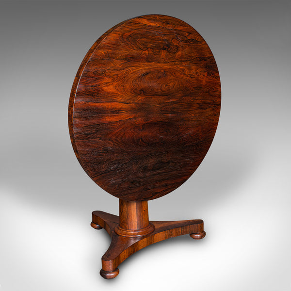 Large Antique Breakfast Table, English, Tilt Top, Centre, Display, William IV