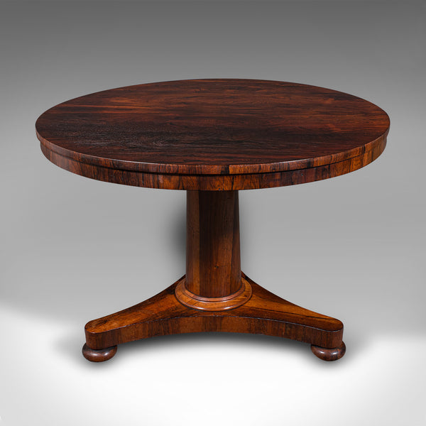 Large Antique Breakfast Table, English, Tilt Top, Centre, Display, William IV