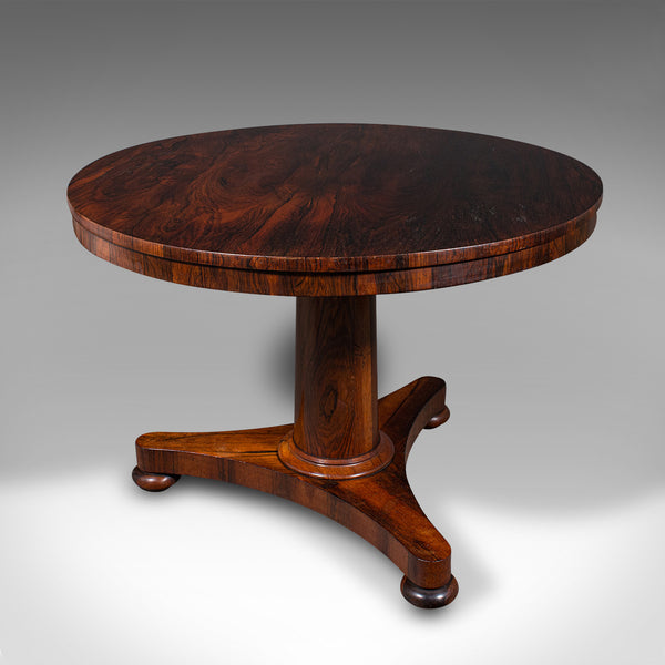 Large Antique Breakfast Table, English, Tilt Top, Centre, Display, William IV