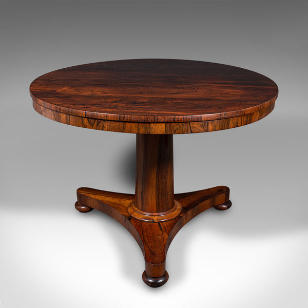 Large Antique Breakfast Table, English, Tilt Top, Centre, Display, William IV