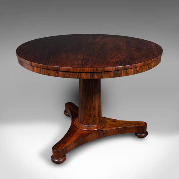 Large Antique Breakfast Table, English, Tilt Top, Centre, Display, William IV