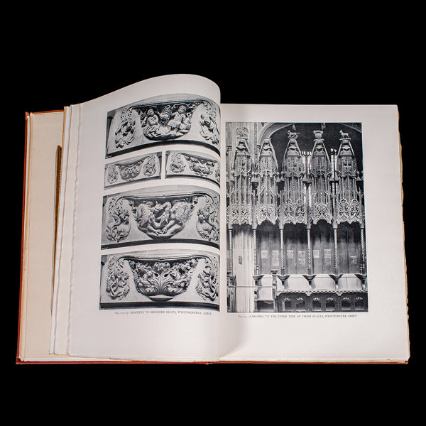 4vol Antique Reference Book Set, British Furniture, English, Macquoid, Edwardian
