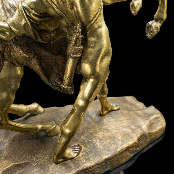 Large Antique Marly Horse Figure, French, Equine Statue, Bronze, Victorian, 1880