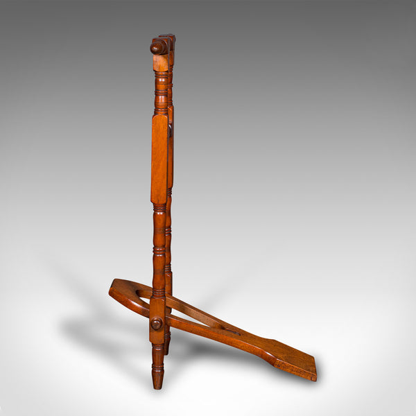 Antique Boot Jack, English, Walnut, Folding Shoe Pull, Entrance Hall, Victorian