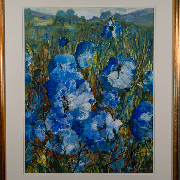 Vintage Watercolour Painting, English, Framed Art, Landscape, Signed, Circa 1990