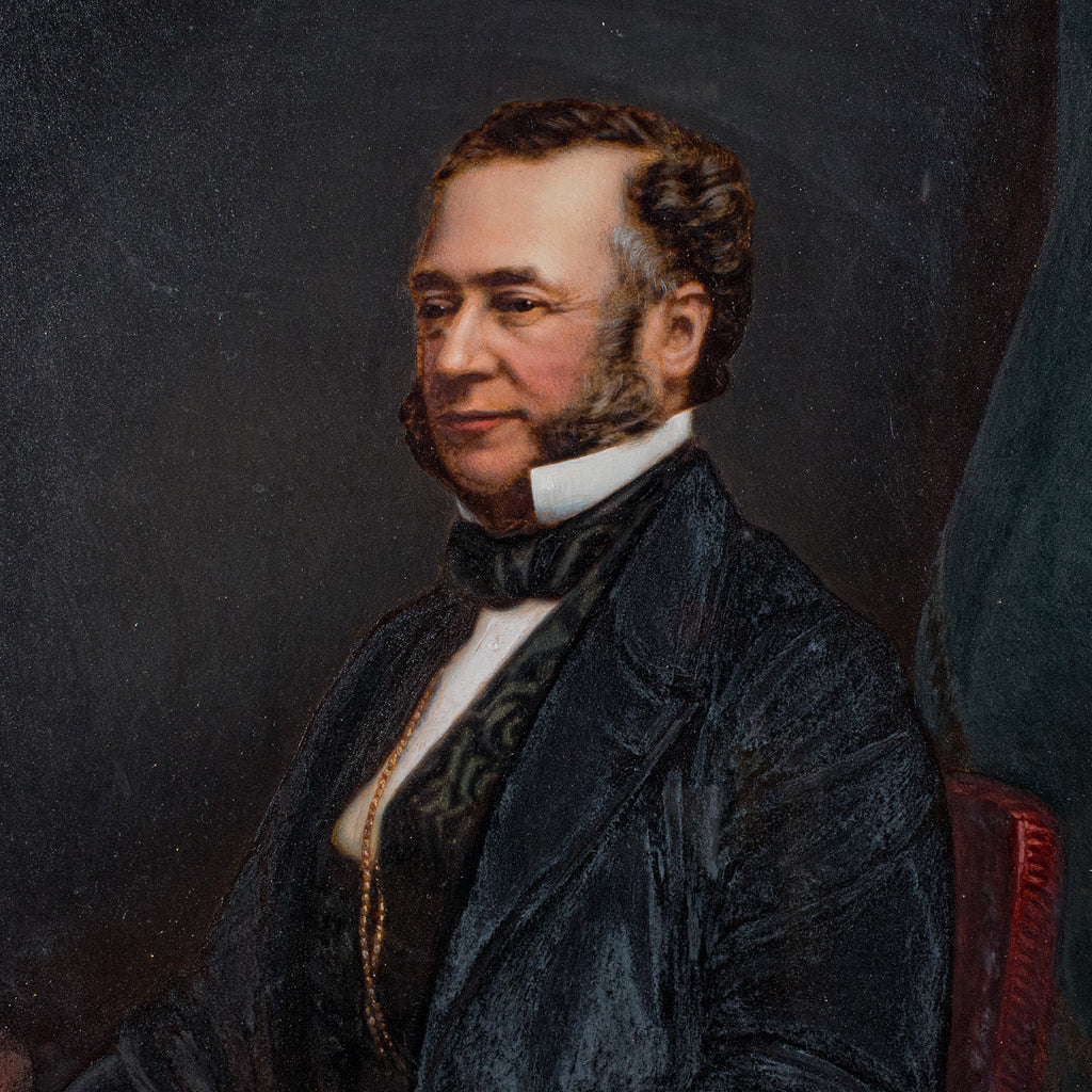 Fancy Englishman Antique Gentleman's Portrait, English School, Framed, Painting, Art ...