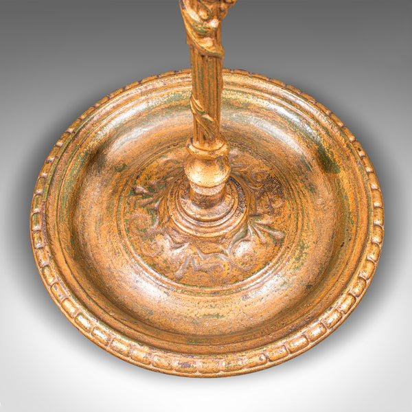 Antique Gentleman's Stick Stand, English, Hallway Umbrella Loop, Victorian, 1860