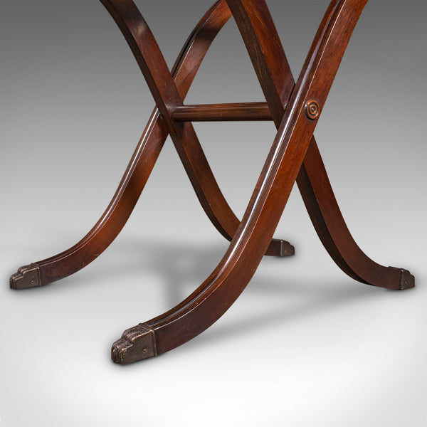 Antique Chateau Luggage Stand, French, Folding Suitcase Rack, Edwardian, C.1910