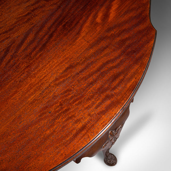 Antique Georgian Revival Card Table, English, Folding, Games, Victorian, C.1890