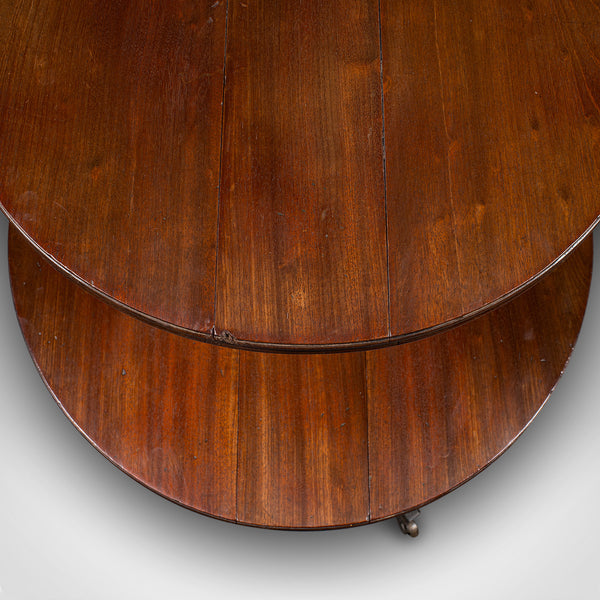 Antique Folding Dumb Waiter, English, Two Tier Serving Stand, Georgian, C.1800