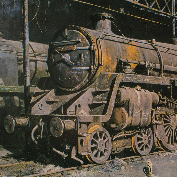 Vintage Locomotive Print, English, Framed, Steam Train Interest, Railwayana, Art