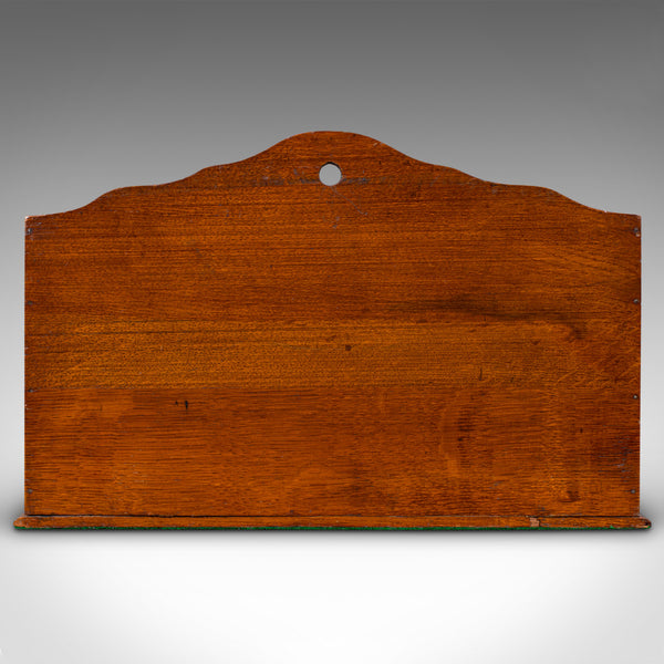 Antique Clerk's Desk Tidy, English, Oak, Organiser, Letter Rack, Victorian, 1870
