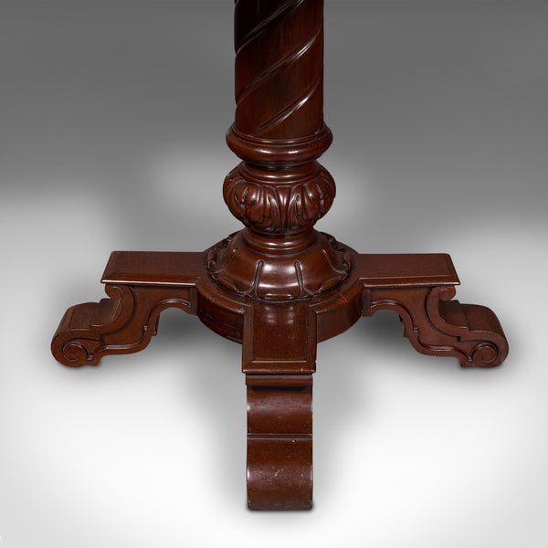 Antique Octagonal Table, English, Marble, Occasional, Centre, Early Victorian