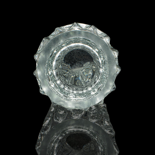 Vintage Designer Vase, Czech, Bohemian Art Glass, Flower Sleeve, Mid Century