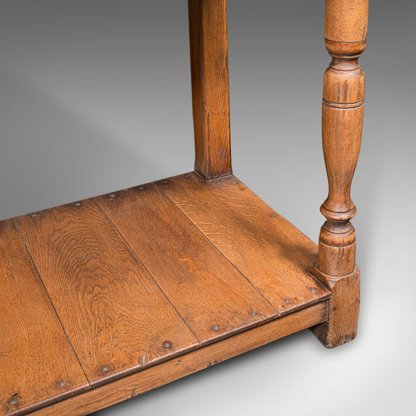 Antique Dresser Base, English Oak Kitchen Sideboard, Georgian Revival, Edwardian