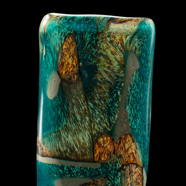 Small Vintage Flower Vase, Maltese, Art Glass, Flower Sleeve, Tea Light Holder