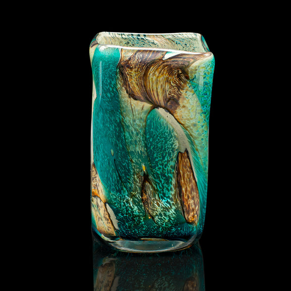 Small Vintage Flower Vase, Maltese, Art Glass, Flower Sleeve, Tea Light Holder