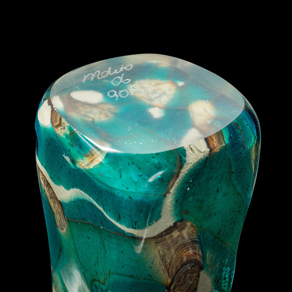 Small Vintage Flower Vase, Maltese, Art Glass, Flower Sleeve, Tea Light Holder