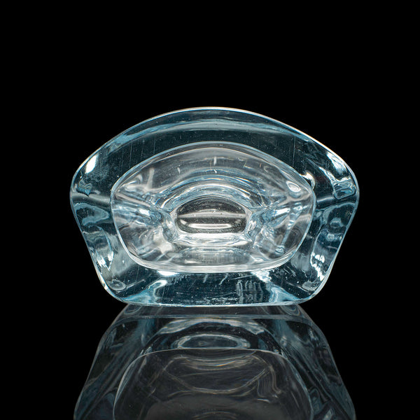 Small Vintage Posy Vase, Swedish, Scandinavian, Art Glass, Flower Jar, Art Deco