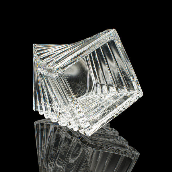 Vintage Set, Vase, Tea Light Duo, German, Art Glass, Flower Sleeve, Circa 1970