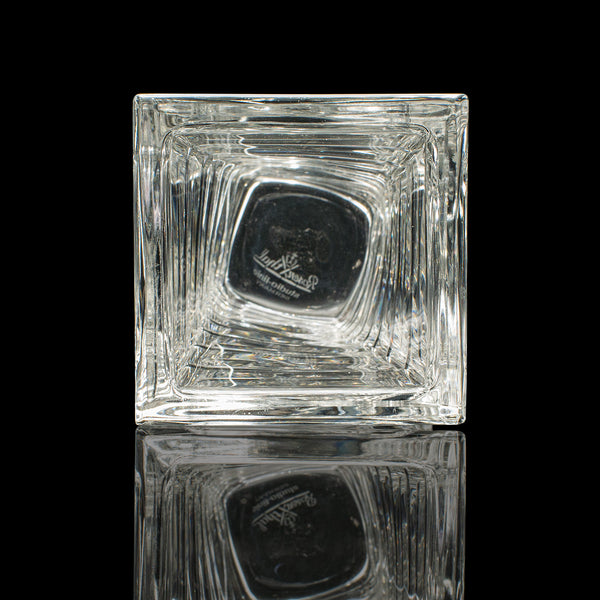 Vintage Set, Vase, Tea Light Duo, German, Art Glass, Flower Sleeve, Circa 1970