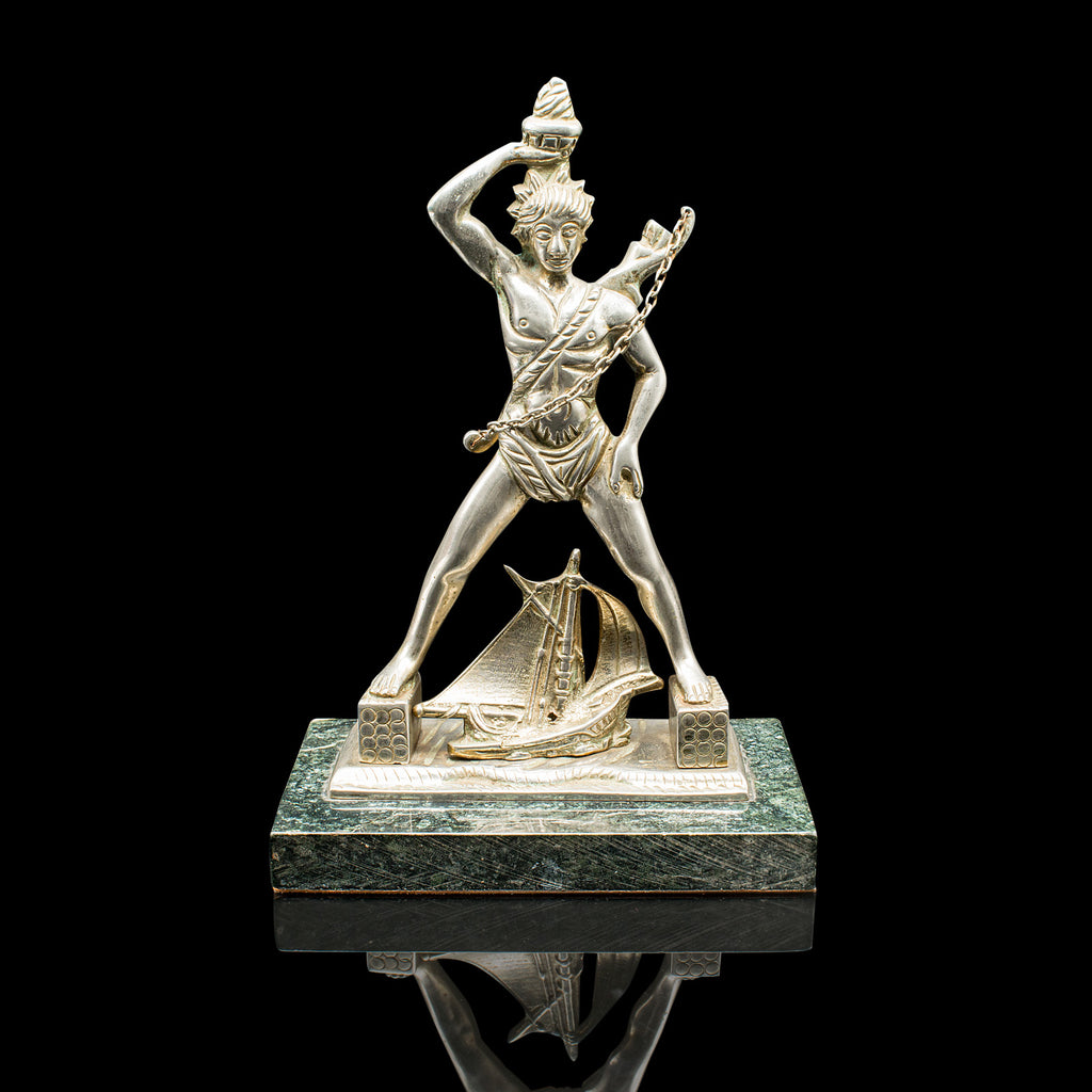 Vintage Colossus of Rhodes Statue, Greek, Ancient Maritime Figure, Art ...