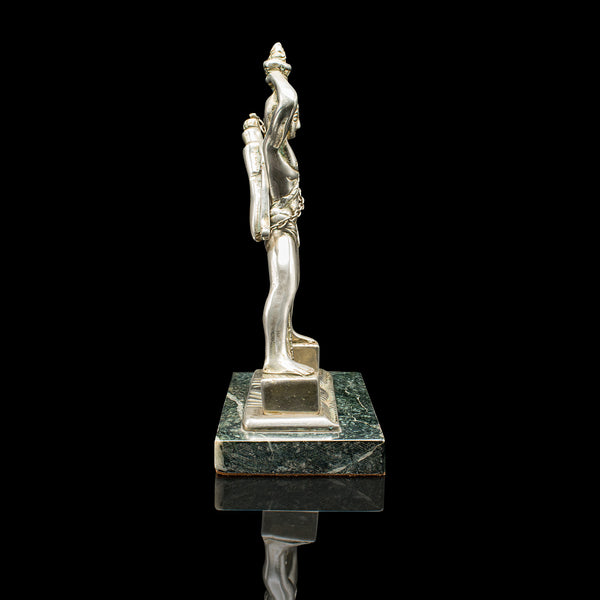 Vintage Colossus of Rhodes Statue, Greek, Ancient Maritime Figure, Art Deco