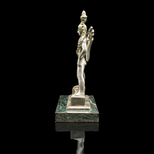 Vintage Colossus of Rhodes Statue, Greek, Ancient Maritime Figure, Art Deco