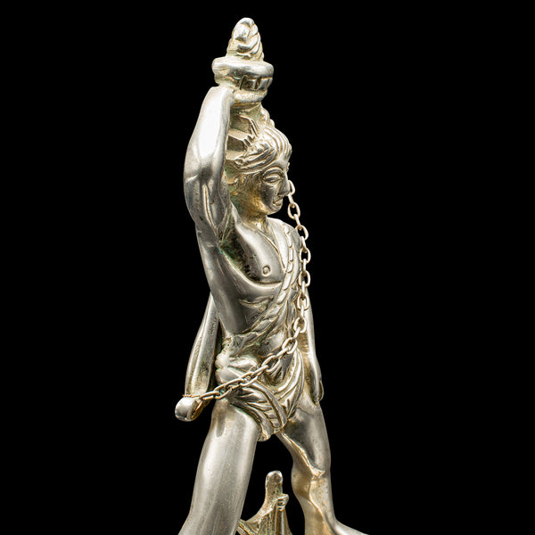 Vintage Colossus of Rhodes Statue, Greek, Ancient Maritime Figure, Art Deco