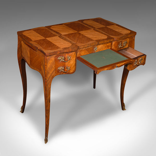 Antique Coiffeuse Dressing Table, French, Kingwood, Louis XV Revival, Victorian