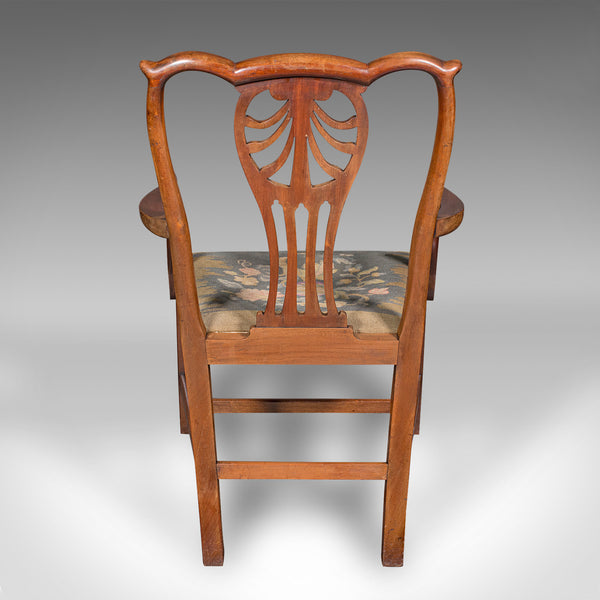 Antique Morning Room Elbow Chair, English, Lounge Seat, Armchair, Georgian, 1800