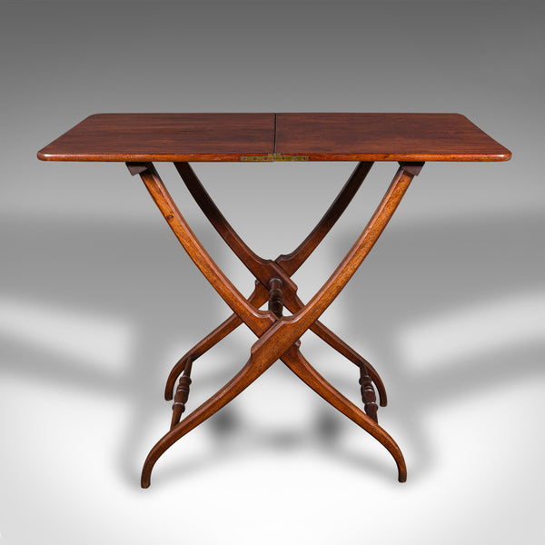 Antique Garden Tending Table, English, Folding, Hobby, Occasional, Victorian