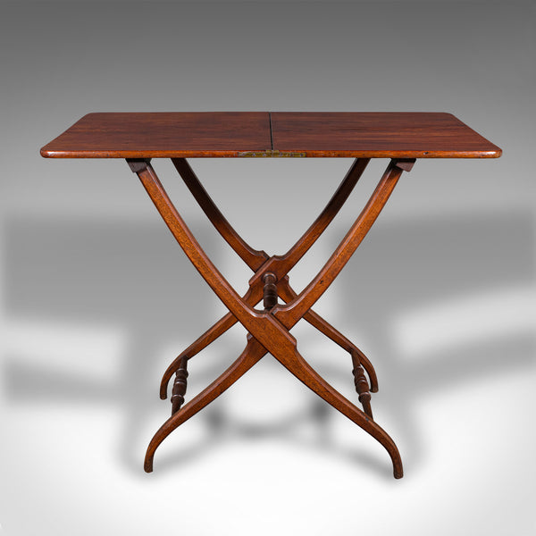 Antique Garden Tending Table, English, Folding, Hobby, Occasional, Victorian