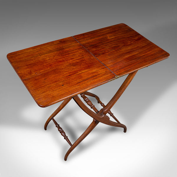 Antique Garden Tending Table, English, Folding, Hobby, Occasional, Victorian