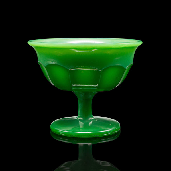 Small Vintage Ice Cream Bowl, English, Glass, Dessert Dish, Art Deco, Circa 1930