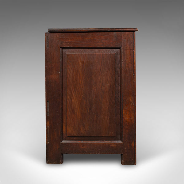 Large Antique 3 Panel Mule Chest, English Oak, Storage Trunk, Georgian, C.1770