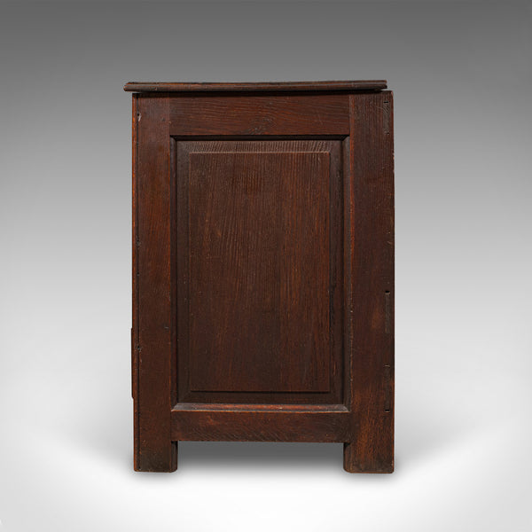 Large Antique 3 Panel Mule Chest, English Oak, Storage Trunk, Georgian, C.1770