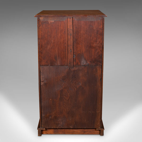 Antique Music Cabinet, English, Walnut, Drawing Room, Side Cabinet, Victorian