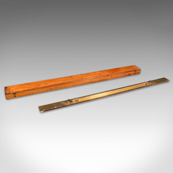 Antique Rolling Ruler, English Cartographer’s Instrument, Architect ...