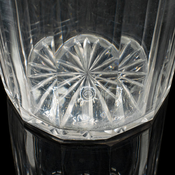 Antique Whiskey Decanter, English, Glass, Scotch, Barware, Victorian, Circa 1900