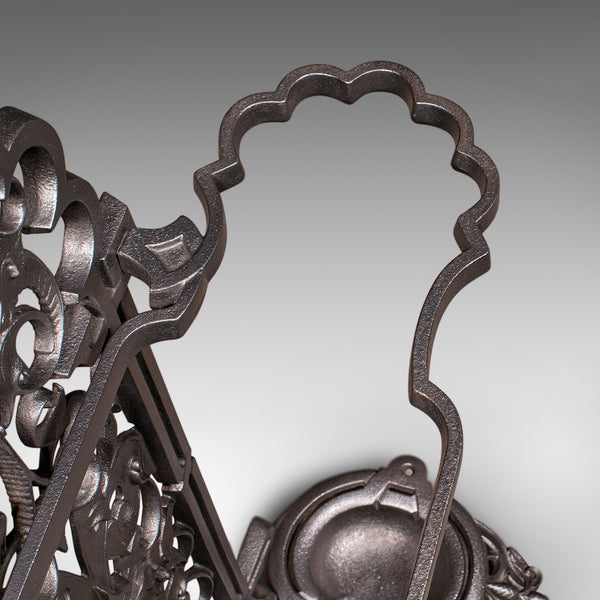 Antique Ornate Stick Stand, English, Umbrella Loop, Victorian, Jacobean Taste