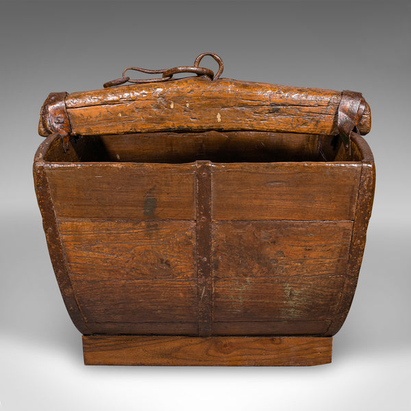 Antique Country Garden Well Bucket, English, Planter, Fireside Store, Georgian